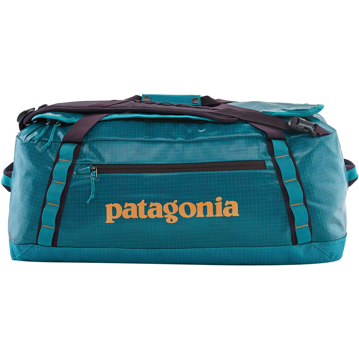 Patagonia Black Hole Duffel Bag 55L Weather Resistant Convertible Straps, Black